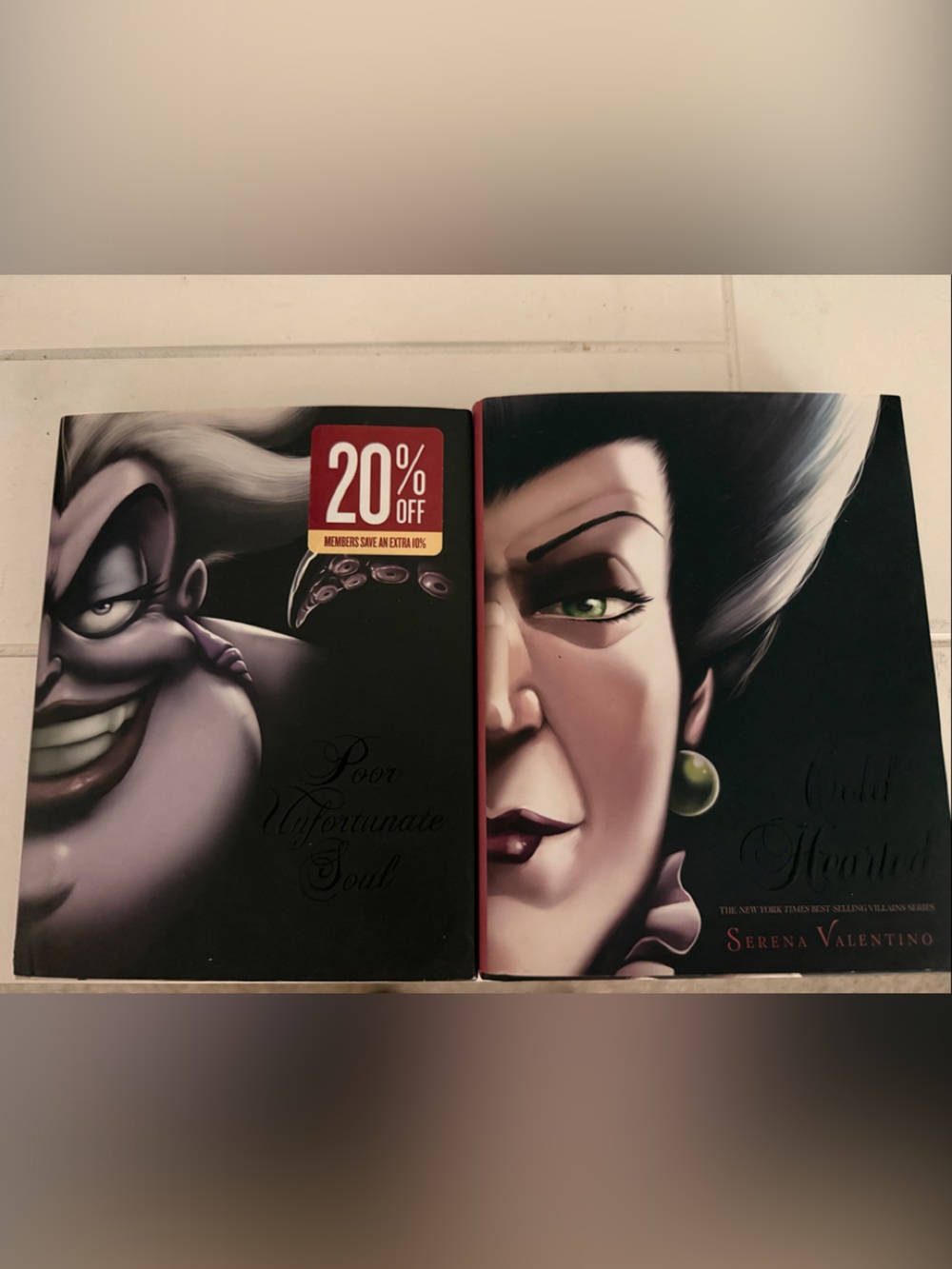 Set of Disney Villian tale books